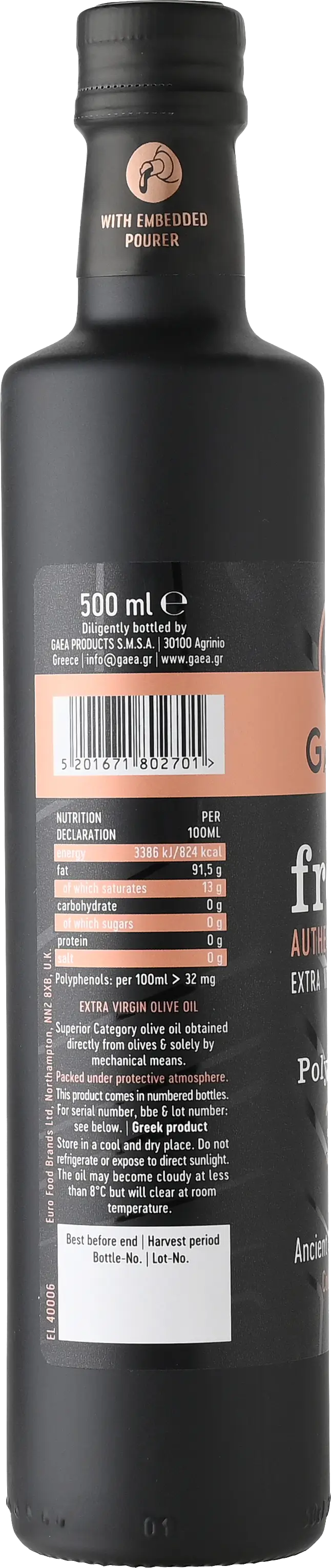 GAEA Fresh Extra Virgin Olive Oil 5OOml