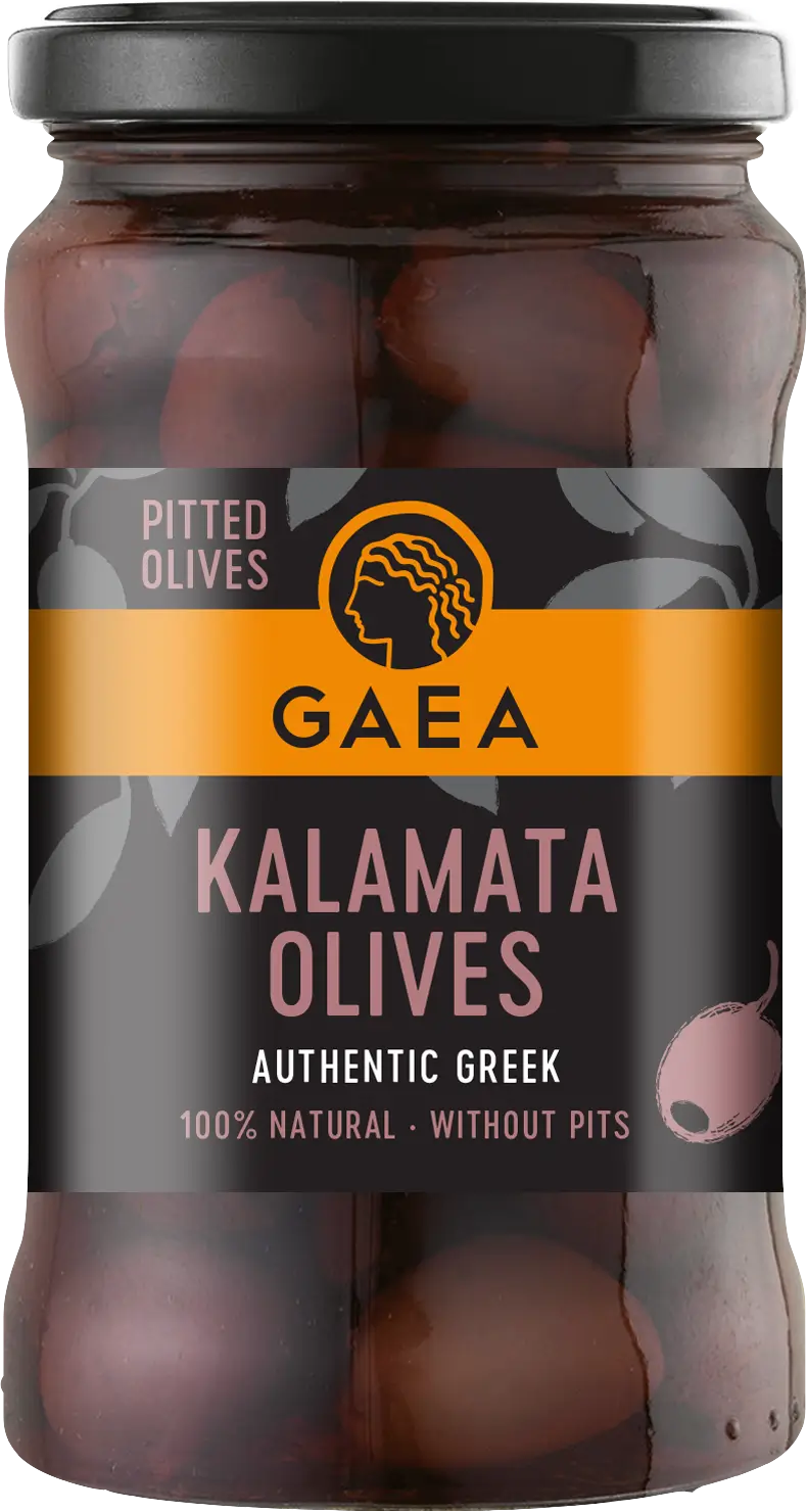 GAEA Pitted Kalamata Olives in a secret brine recipe 315ml