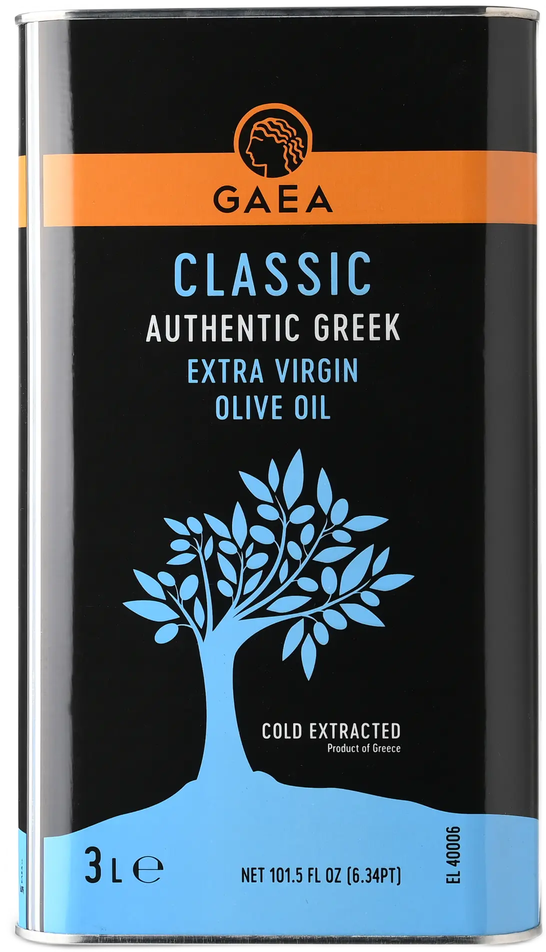 GAEA Classic Authentic Greek Extra Virgin Olive Oil 3 litres