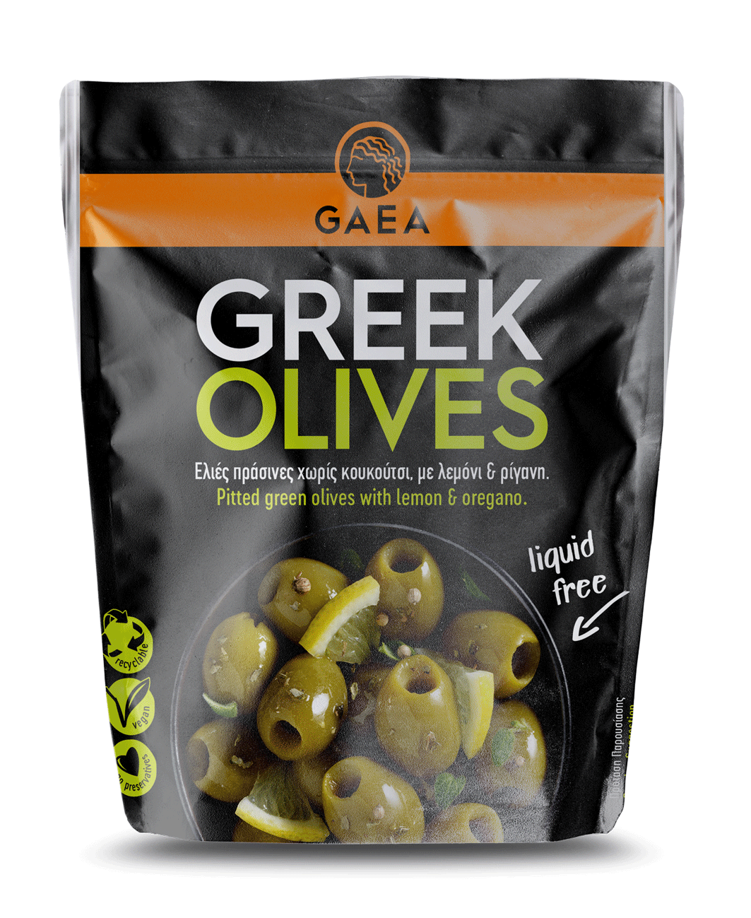 GAEA olives Marinated with Lemon & Oregano 150gr Gaea_UK