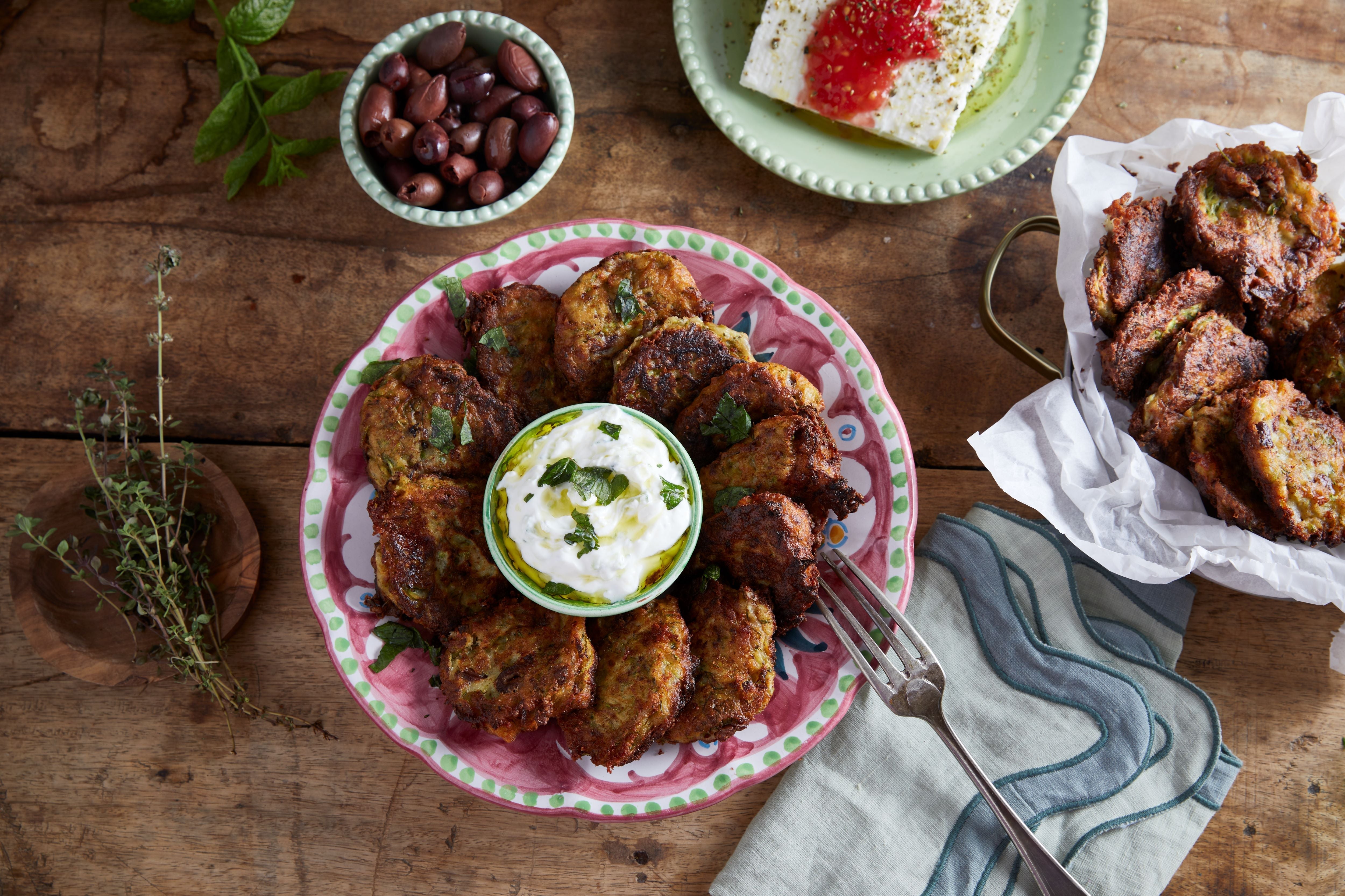 GAEA's Crispy Greek Zucchini Fritters