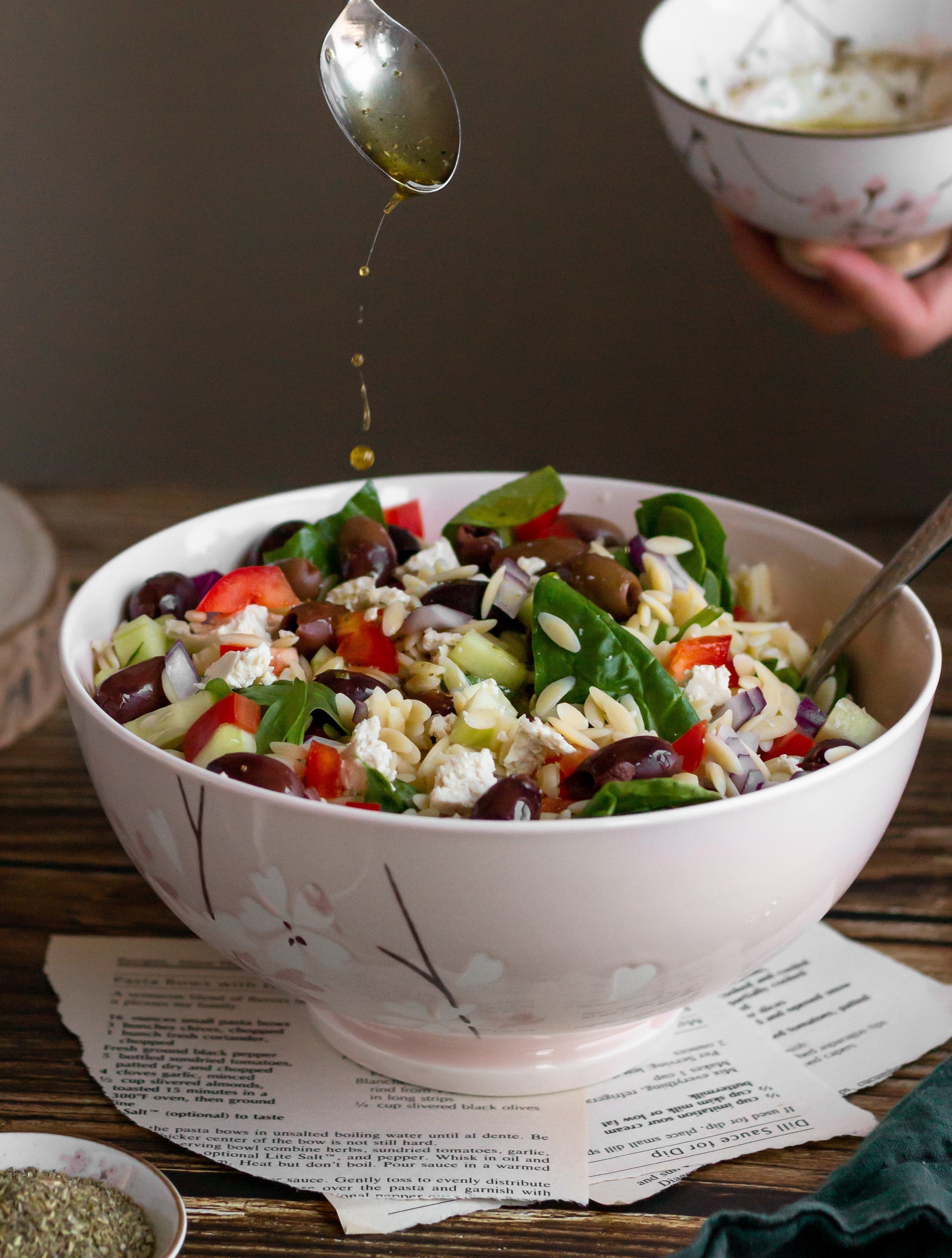 GAEA Orzo Salad with lemon
