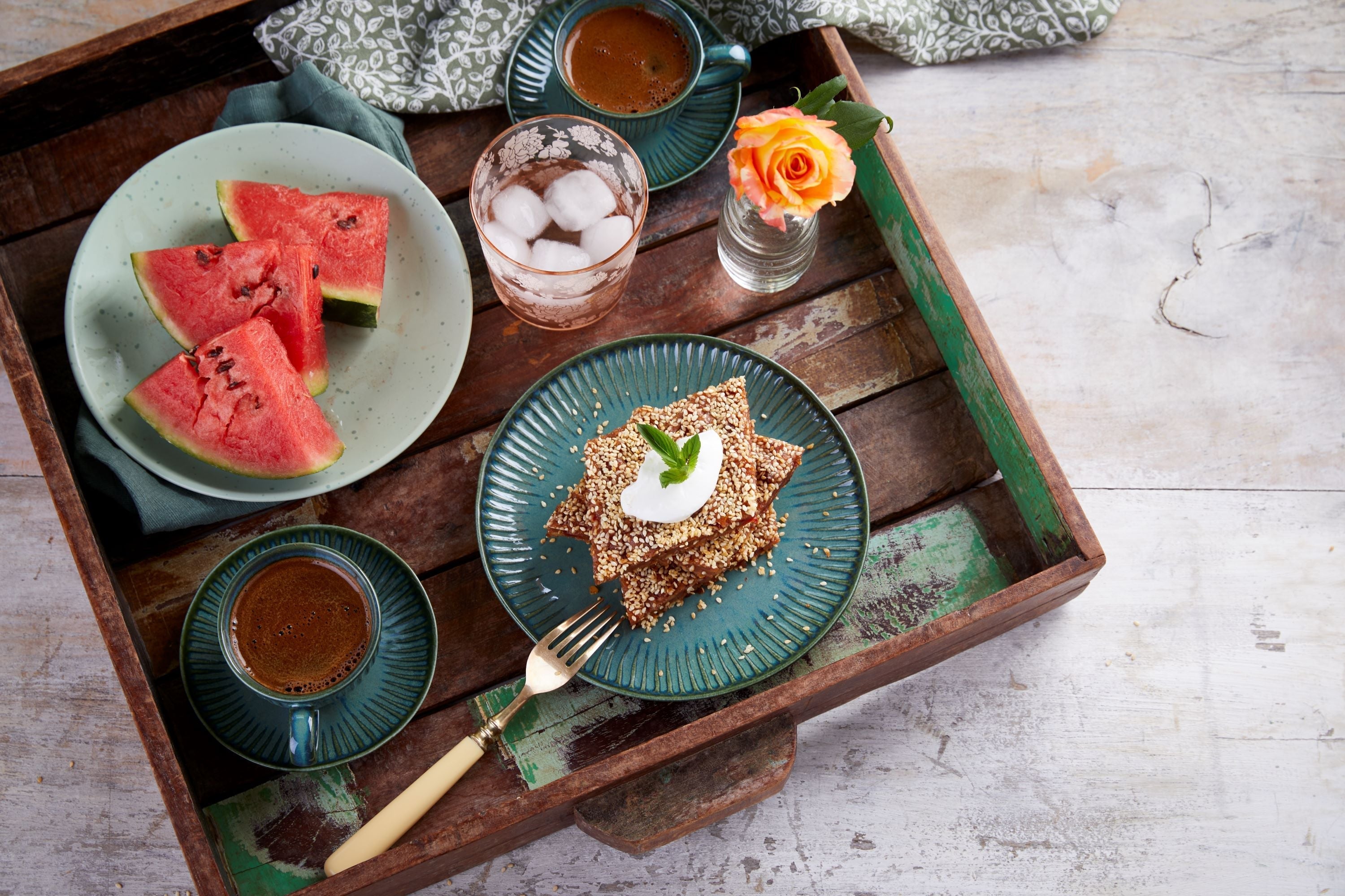 Greek Vegan watermelon pie