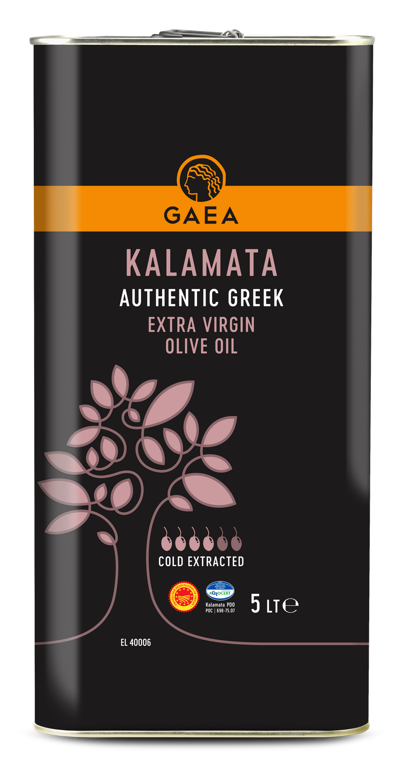 GAEA Kalamata Extra Virgin Olive Oil for cooking 5 litres