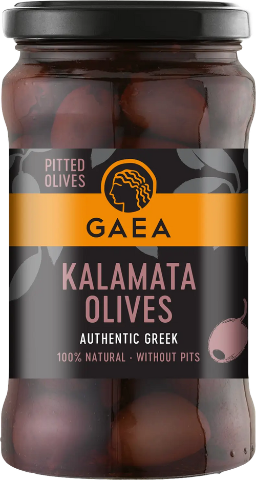 GAEA  Pitted Kalamata Olives in a secret brine recipe 315ml